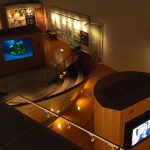 各展示スペース（4 京大が生み出した霊長類学　5 栽培植物の起源　6 温帯林の生物多様性と共生系）が写った写真　ミューズラボがこれら展示スペースの中にある