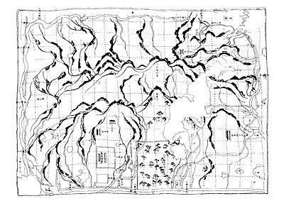 山林寺院の古地図